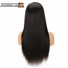 Chelle (Silky Straight Natural Black 100% Remy Human Hair 13x6 LF Wig 14"-24" avail.)