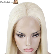 Godiva (20"-28" Straight Rooted Light Blonde Synthetic Heat Safe Lace Front Wig)