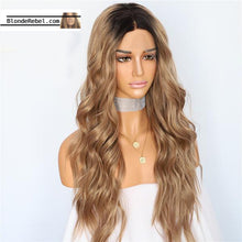 Jaime (Ombre Bronde Rooted Long Heat Safe Synthetic Lace Front Wig 22"-26")