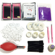 Individual False Eyelash Extension Tools Set, Faux Eyelashes Grafting Complete Kit