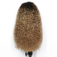 Mami (Blonde Ombre1B/27 Curly Wavy 13x4 LF 100% Remy Human Hair Wig 8"-16" Avail.)