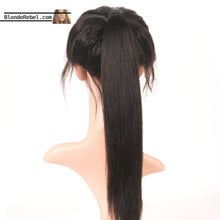Cherie (Silky Straight Natural Black 100% Remy Human Hair 13x6 LF Wig, 8"-26" avail.)