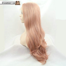Karissa (Long Rose Gold Heat Resistant Synthetic Wig)