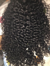 Bebe (Curly Wavy Natural Black 100% Remy Human Hair 13x6 LF Wig 12"-26" Avail.)