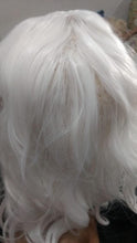 Atomic White (White Bobbed And Banged Heat Safe Synthetic Wig)
