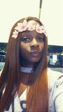 Dee (18"-28" Straight Rooted Light Auburn Brown Synthetic Heat Safe Lace Front Wig)
