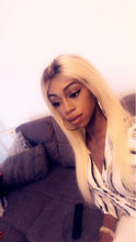 Diamond (Silky Straight 4/613 Blonde Ombre Roots 13x3 LF 100% Remy HH Wig)