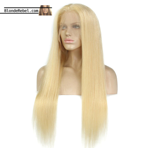 Bae 2 (Silky Straight 613 Blonde 100% Remy Human Hair 13x6 LF Wig 8