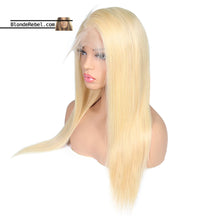 Cecelia (Silky Straight 613 Blonde 100% Remy Human Hair 13x3 LF Wig 8"-20" Avail.)