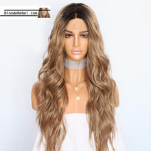 Jaime (Ombre Bronde Rooted Long Heat Safe Synthetic Lace Front Wig 22"-26")