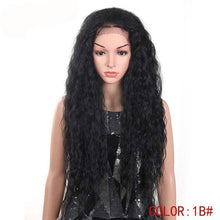 Shak (28" Layered Water Wave Ombre Rooted TT1B/33 Synthetic Heat Safe 13x4 LF Wig)