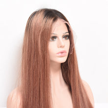 Zealia (#30 Light Auburn Red 13x6 LF 100% Remy Human Hair Wig, 8"-28", 130%-150% Density)