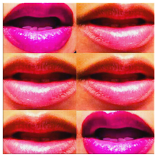 Lippy Lips (Canvas Print Pop Art Several Sizes Available)